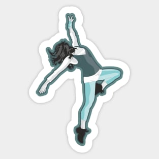 Dance Girl Sticker